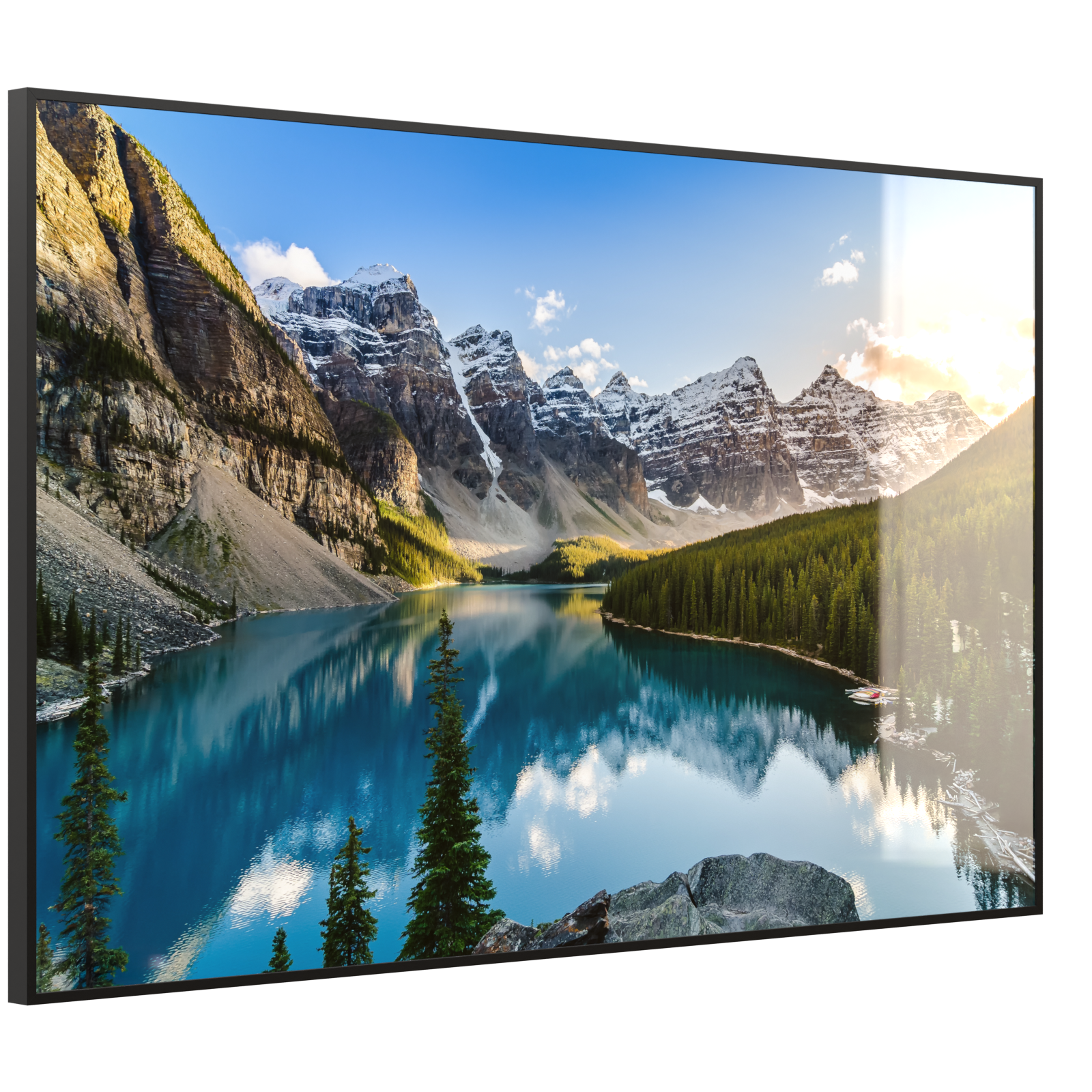 Deko Glas Wandbild Motiv 040 Rocky Mountains