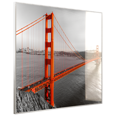 STEINFELD Deko Glas Wandbild Motiv 041 Golden Gate