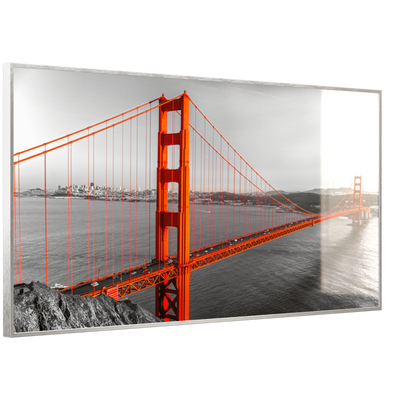 STEINFELD Deko Glas Wandbild Motiv 041 Golden Gate