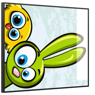 STEINFELD Deko Glas Wandbild Motiv 044 Animation