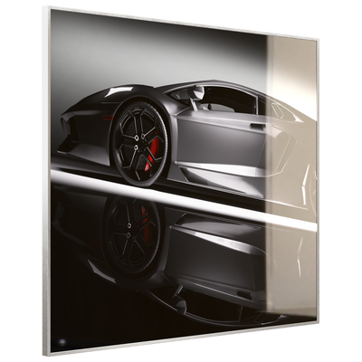 STEINFELD Deko Glas Wandbild Motiv 045 Sportwagen
