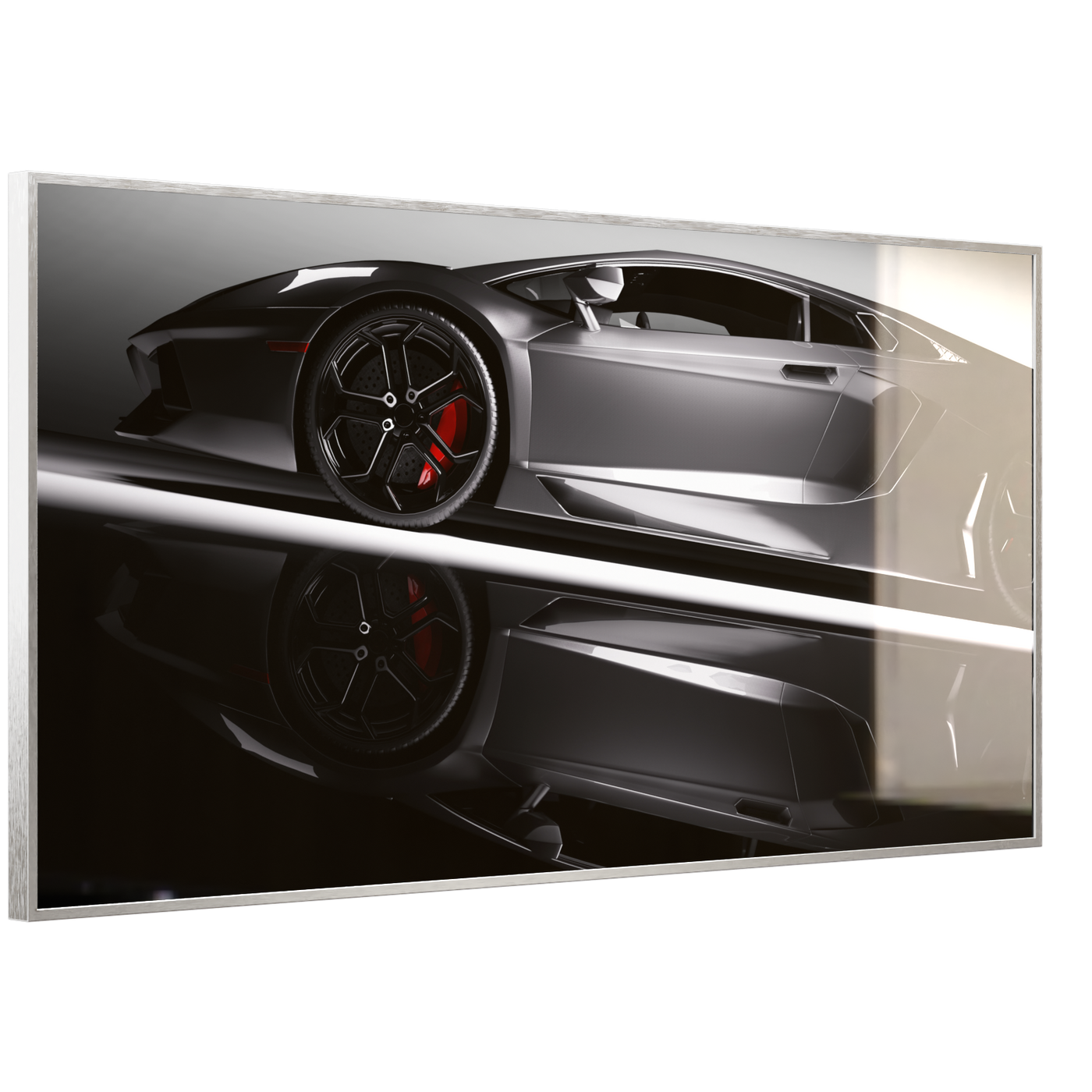 STEINFELD Deko Glas Wandbild Motiv 045 Sportwagen