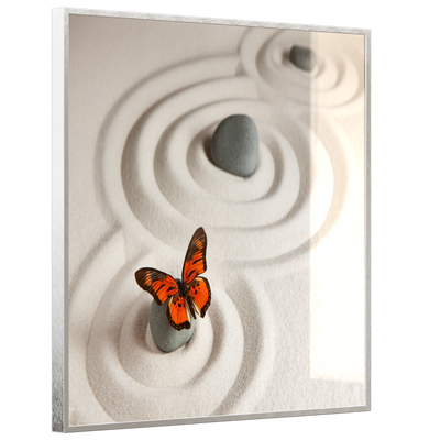 STEINFELD Deko Glas Wandbild Motiv 047 Zen-Steine