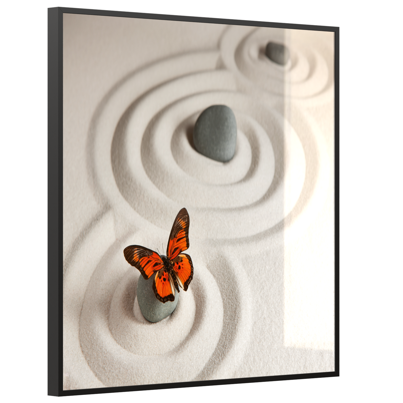 STEINFELD Deko Glas Wandbild Motiv 047 Zen-Steine
