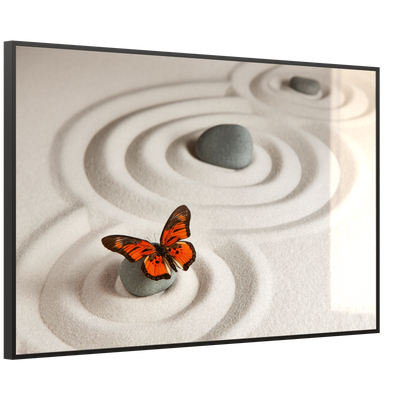 STEINFELD Deko Glas Wandbild Motiv 047 Zen-Steine