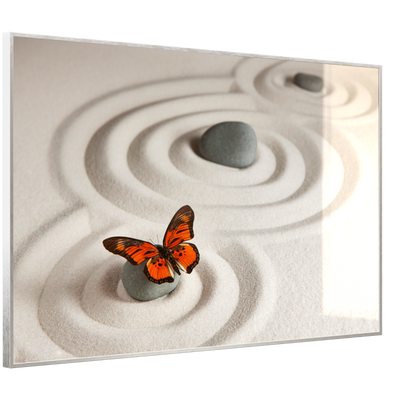 STEINFELD Deko Glas Wandbild Motiv 047 Zen-Steine