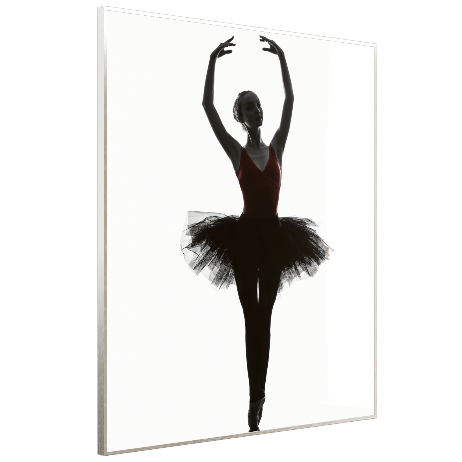 Deko Glas Wandbild Motiv 049H Ballerina