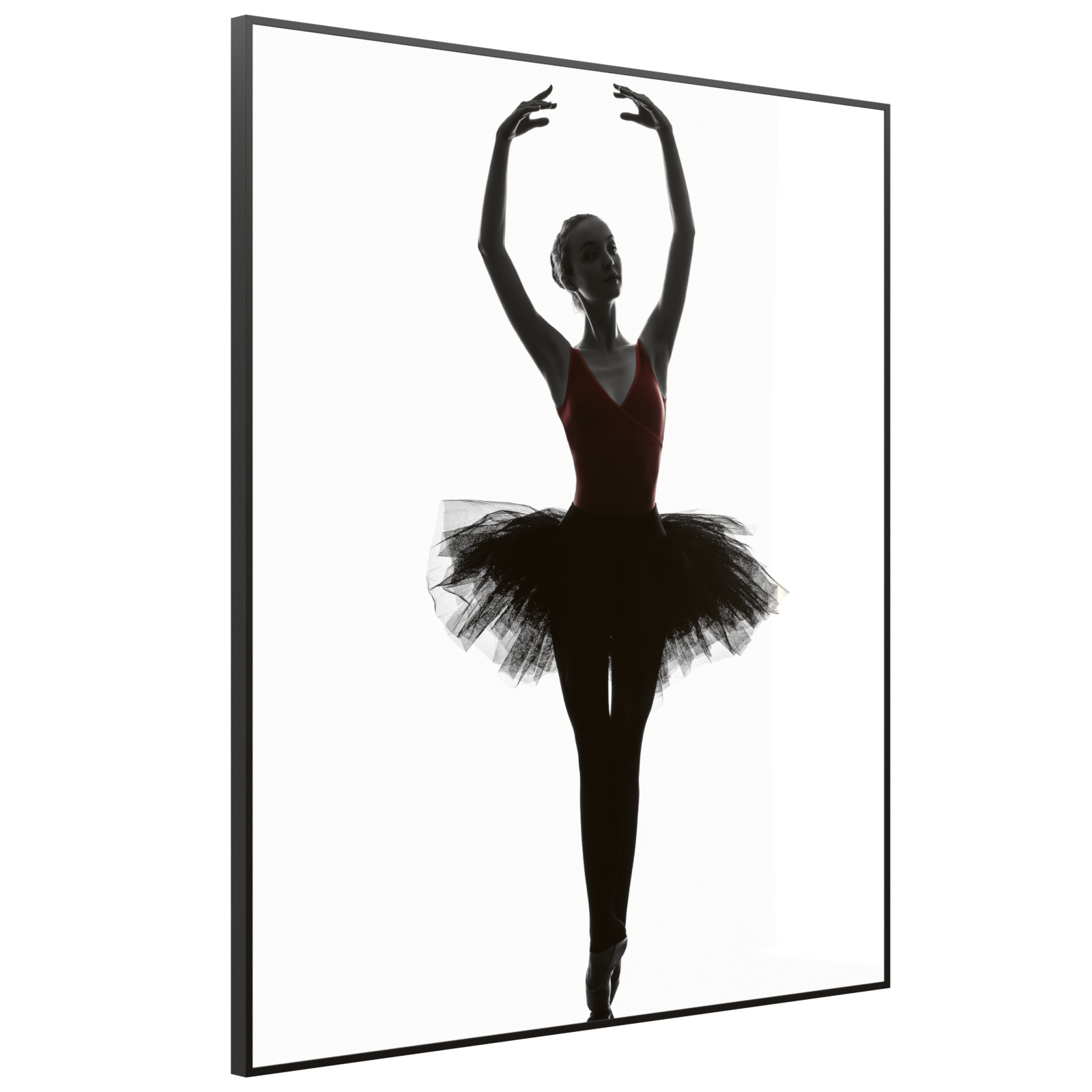 Deko Glas Wandbild Motiv 049H Ballerina