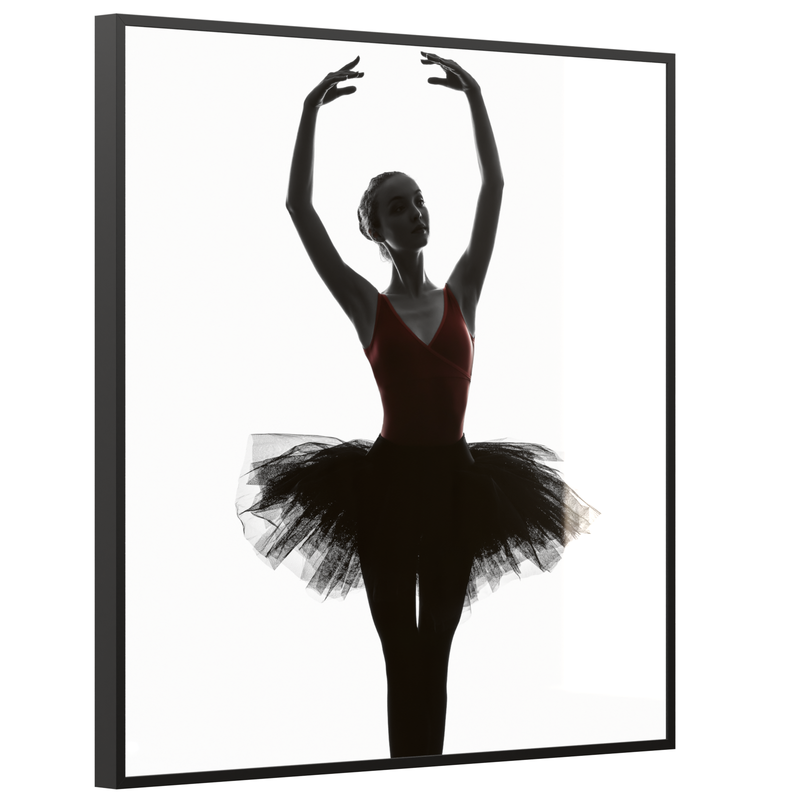 Deko Glas Wandbild Motiv 049H Ballerina