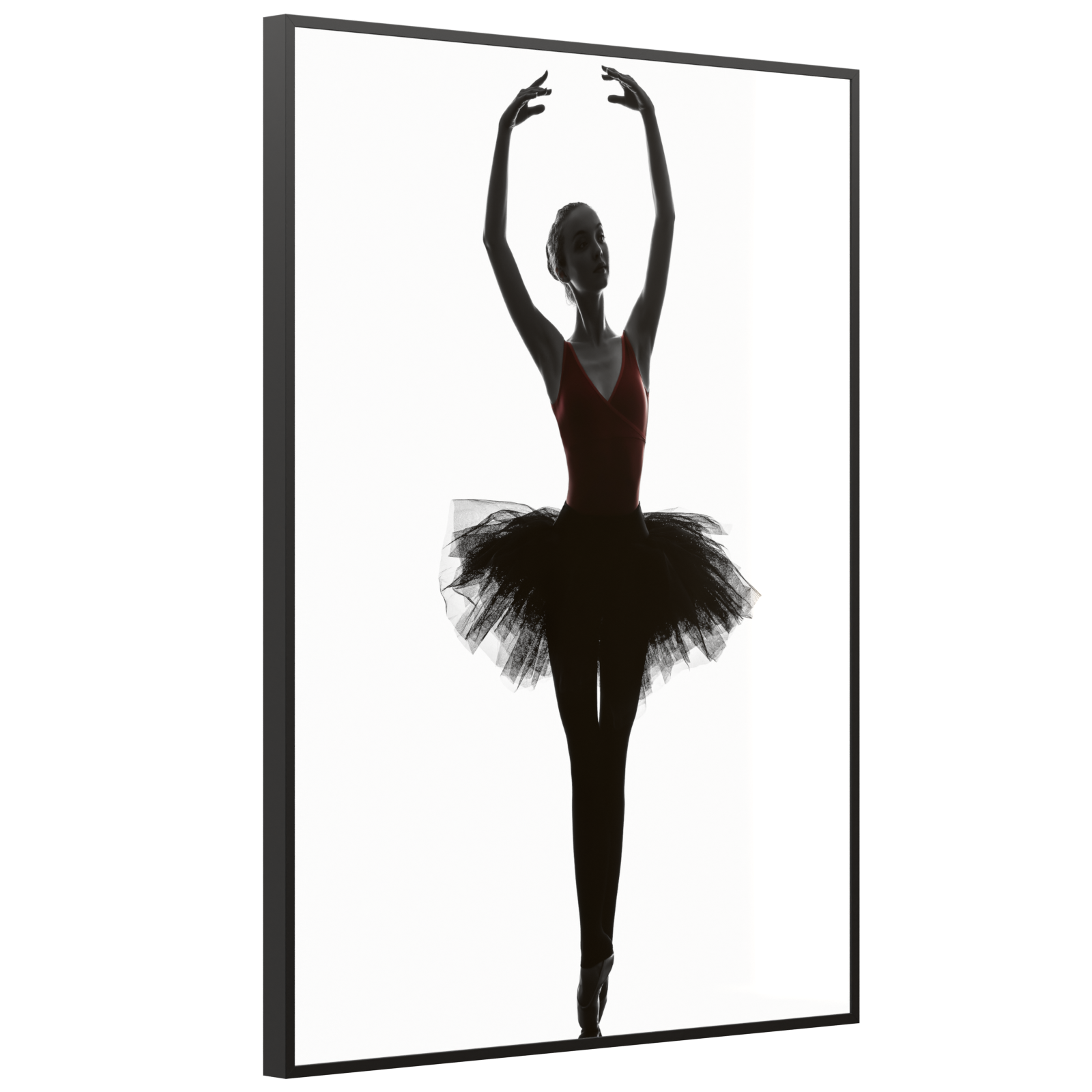 Deko Glas Wandbild Motiv 049H Ballerina