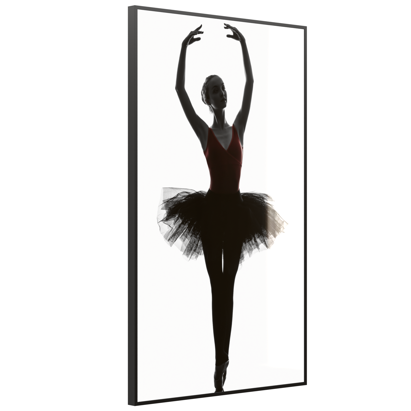 Deko Glas Wandbild Motiv 049H Ballerina