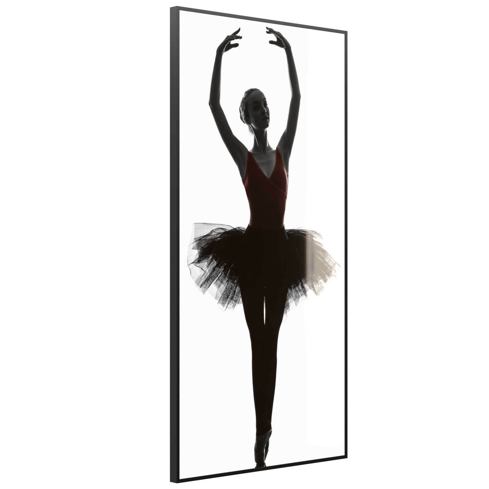 Deko Glas Wandbild Motiv 049H Ballerina