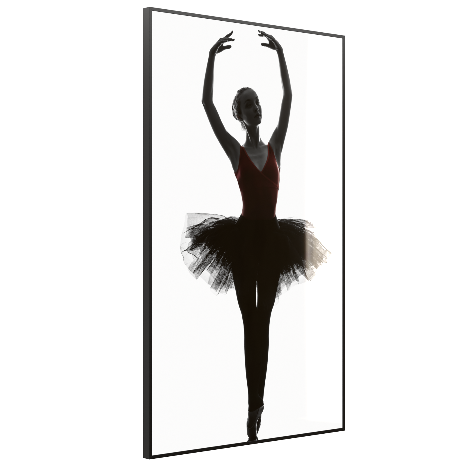 Deko Glas Wandbild Motiv 049H Ballerina