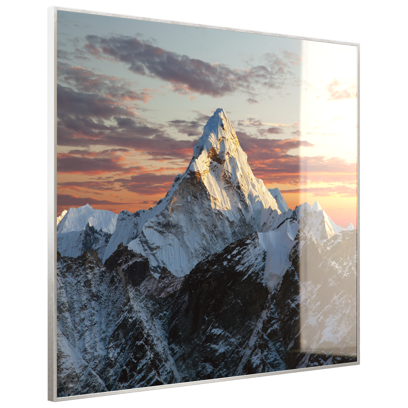 Deko Glas Wandbild Motiv 051 Everest