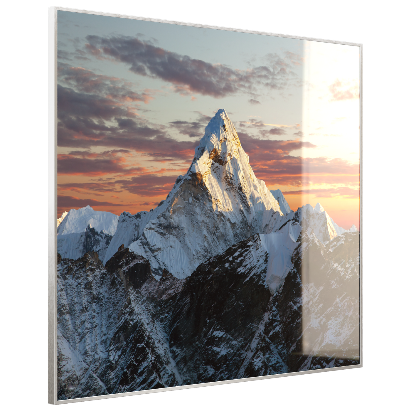 STEINFELD Deko Glas Wandbild Motiv 051 Everest