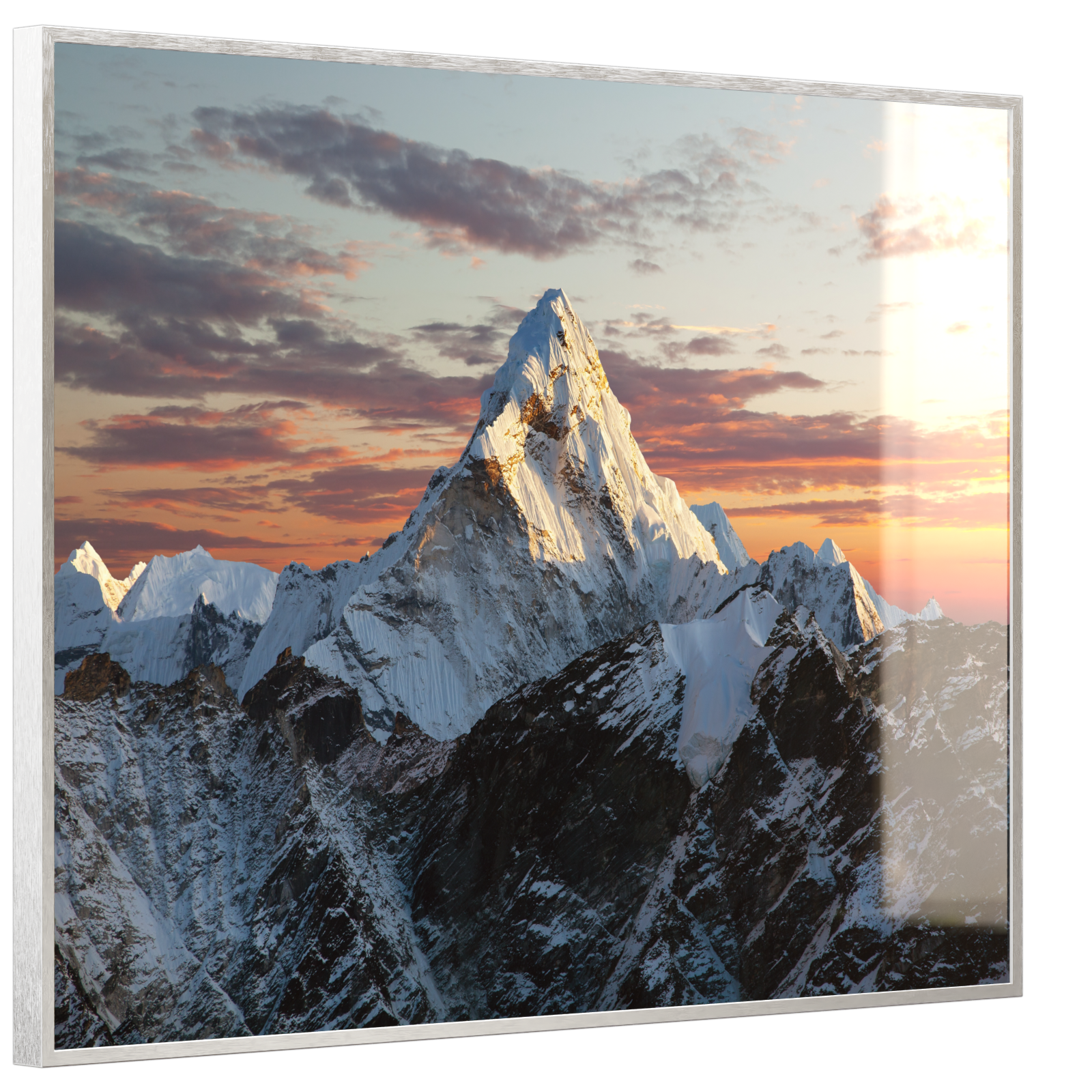 Deko Glas Wandbild Motiv 051 Everest