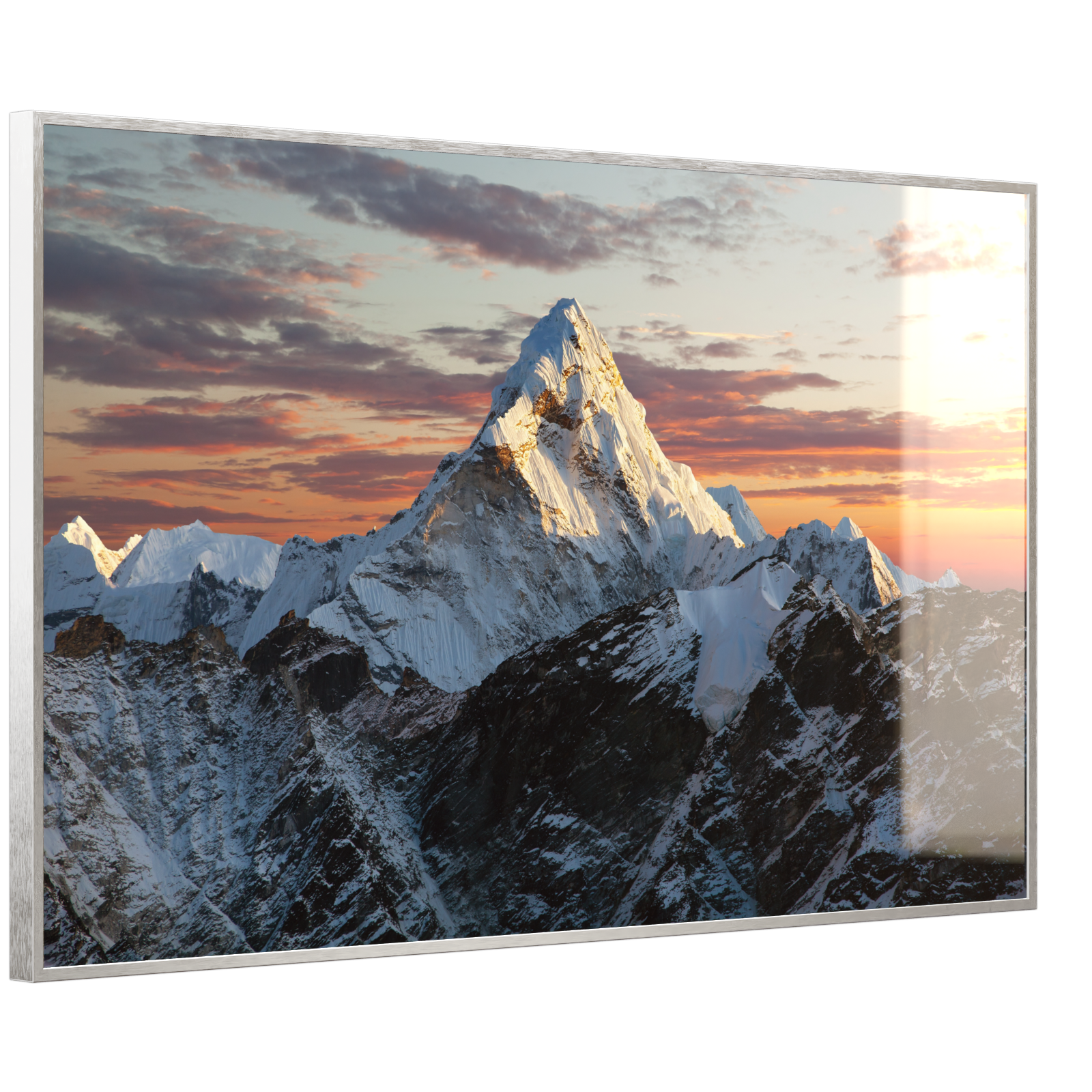 Deko Glas Wandbild Motiv 051 Everest