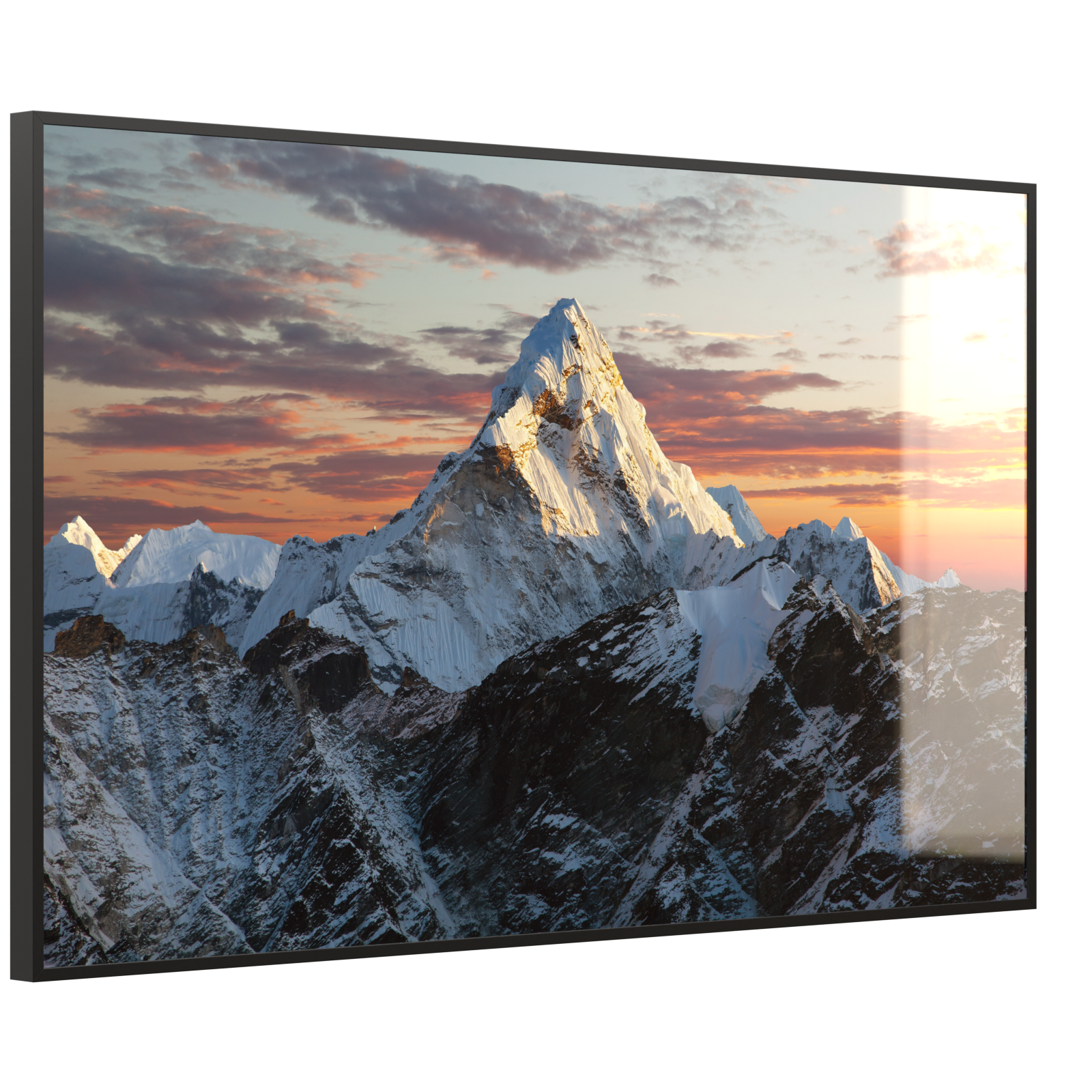 Deko Glas Wandbild Motiv 051 Everest