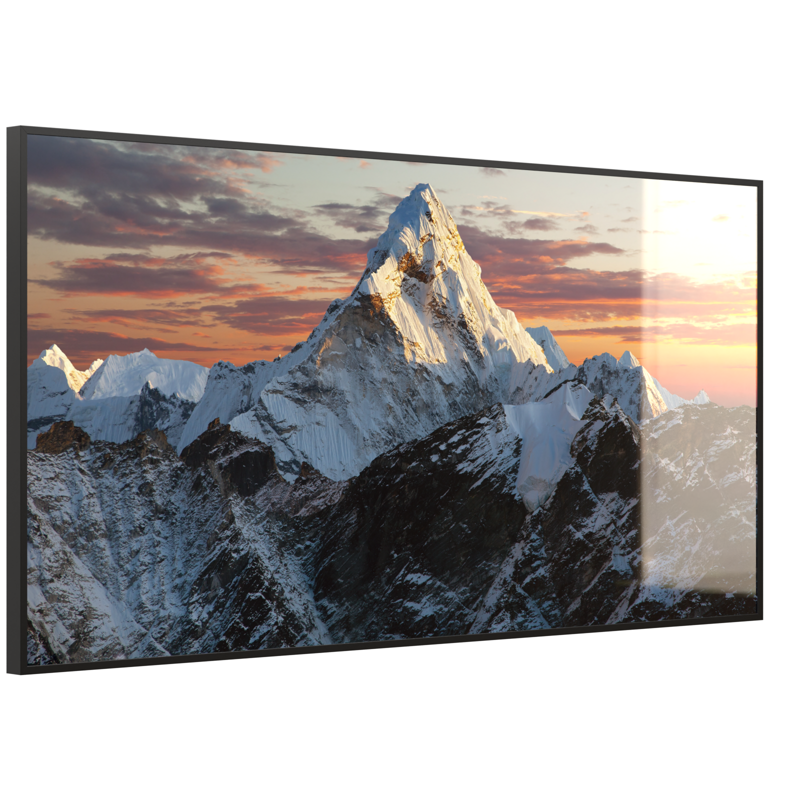 Deko Glas Wandbild Motiv 051 Everest