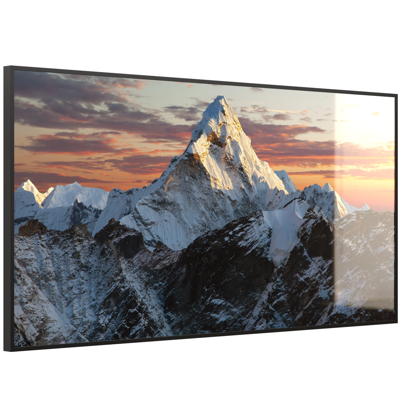 STEINFELD Deko Glas Wandbild Motiv 051 Everest