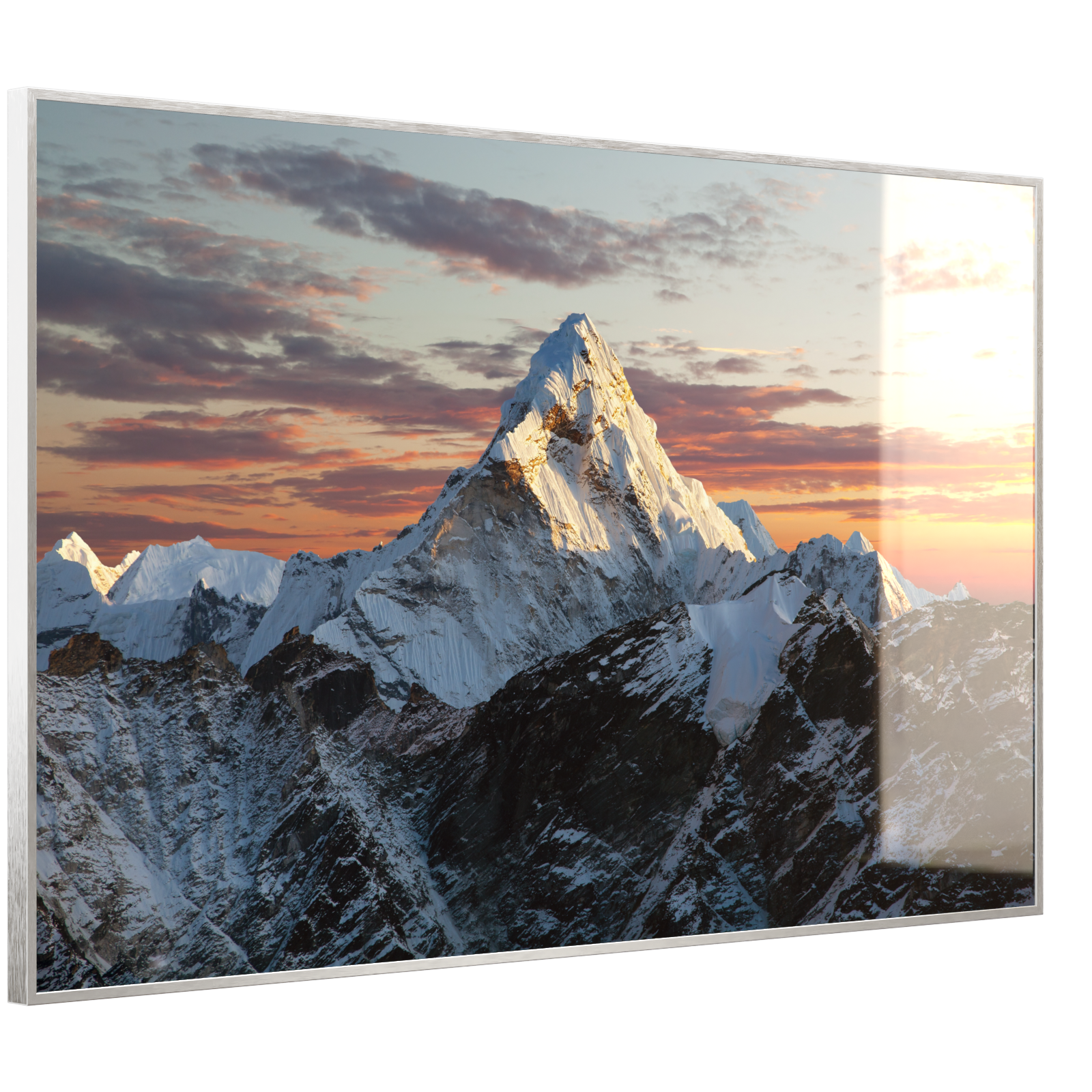 Deko Glas Wandbild Motiv 051 Everest