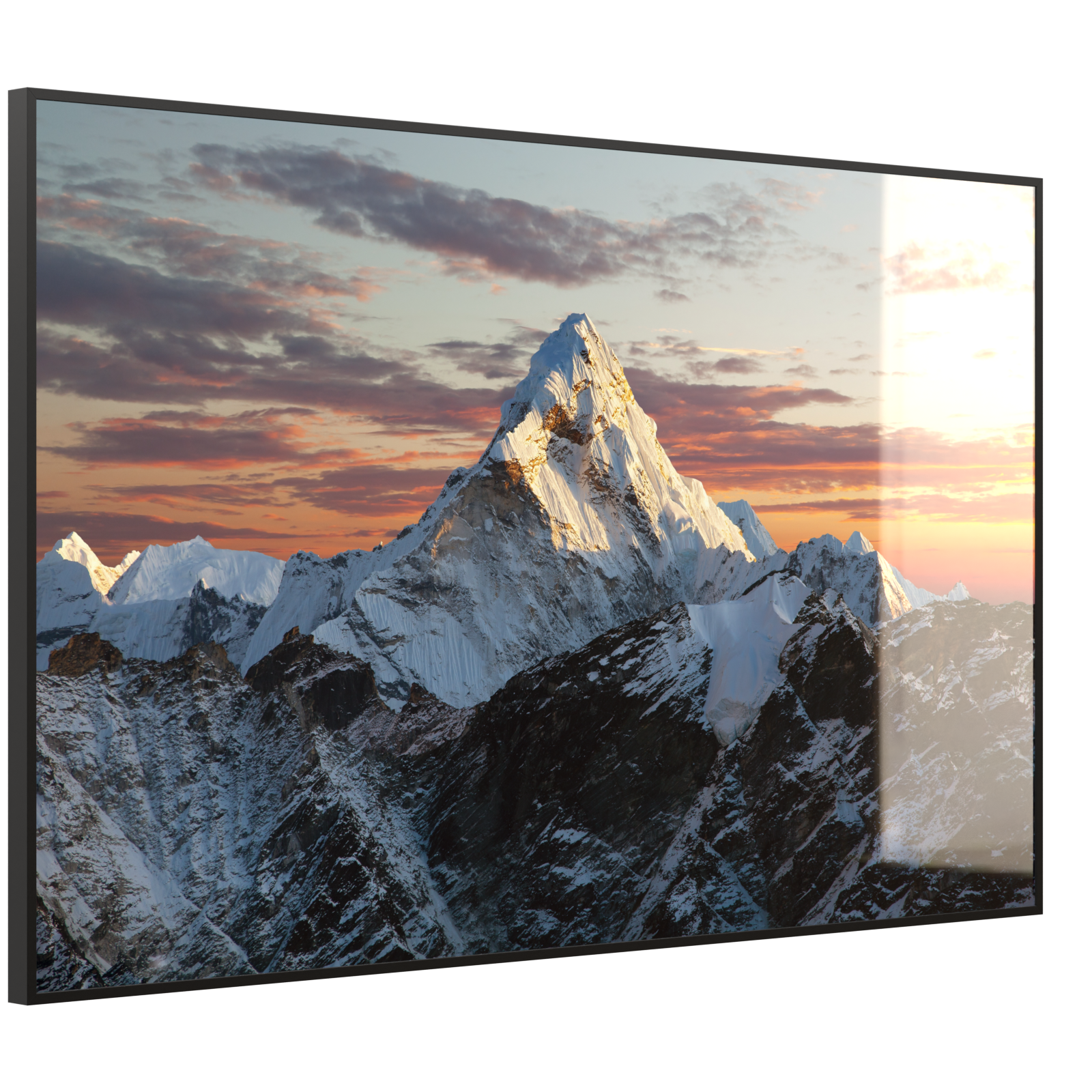 Deko Glas Wandbild Motiv 051 Everest