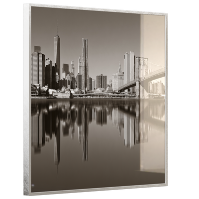 STEINFELD Deko Glas Wandbild Motiv 052 Brooklyn Bridge