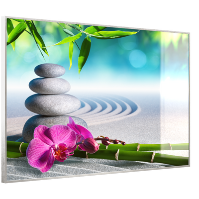 STEINFELD Deko Glas Wandbild Motiv 059 Zen Garten
