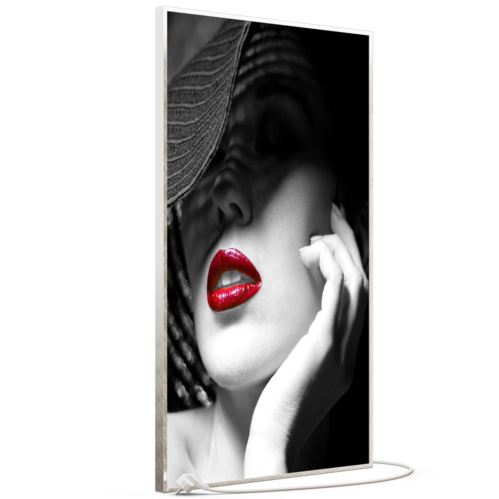 Bild Infrarotheizung 350-1200W Motiv 005H geheimnisvolle Frau