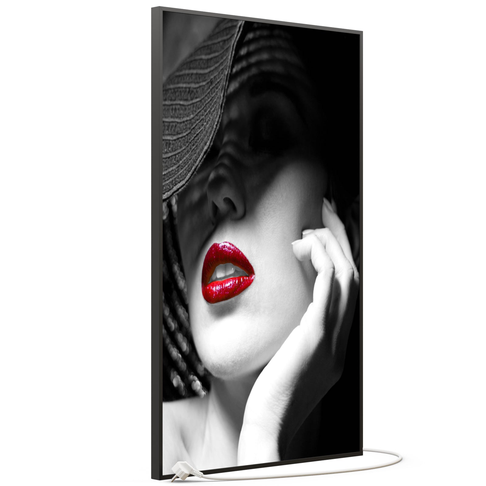 Bild Infrarotheizung 350-1200W Motiv 005H geheimnisvolle Frau