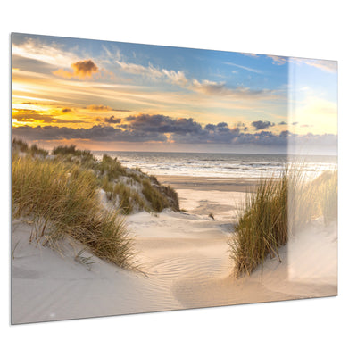 STEINFELD Deko Glas Wandbild Motiv 073 Sanddünen