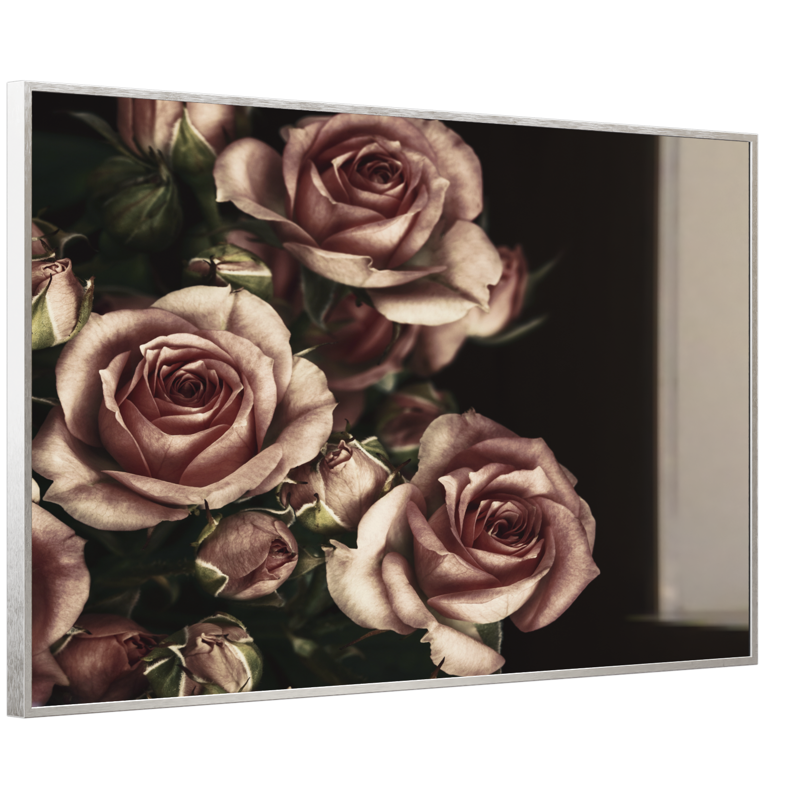 Deko Glas Wandbild Motiv 007 Rosen