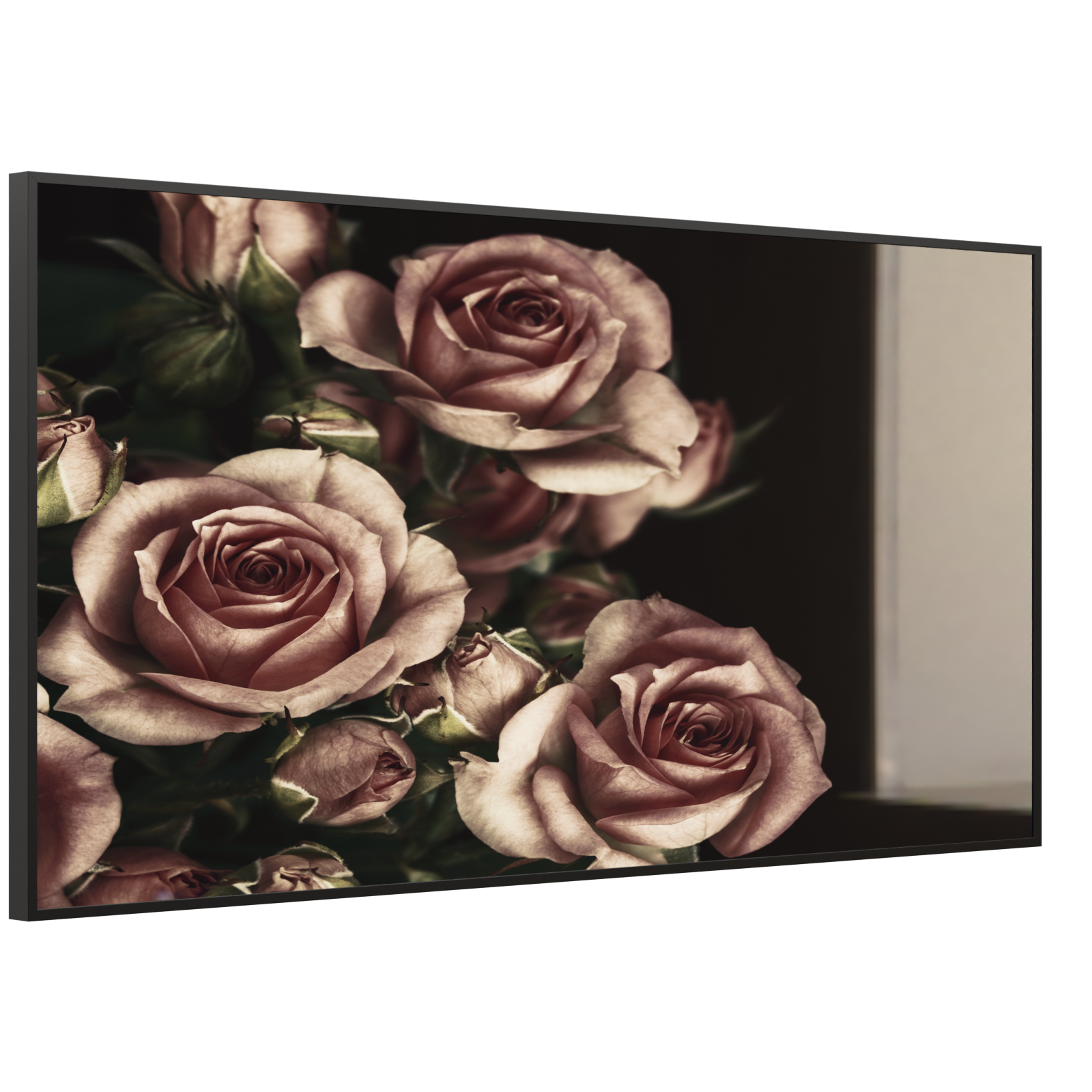 Deko Glas Wandbild Motiv 007 Rosen