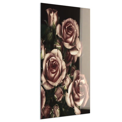 STEINFELD Deko Glas Wandbild Motiv 007H Rosen