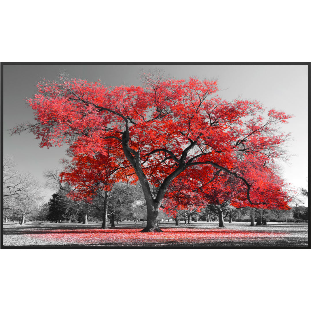 Glas Infrarotheizung 350-1200W Motiv 010 roter Baum