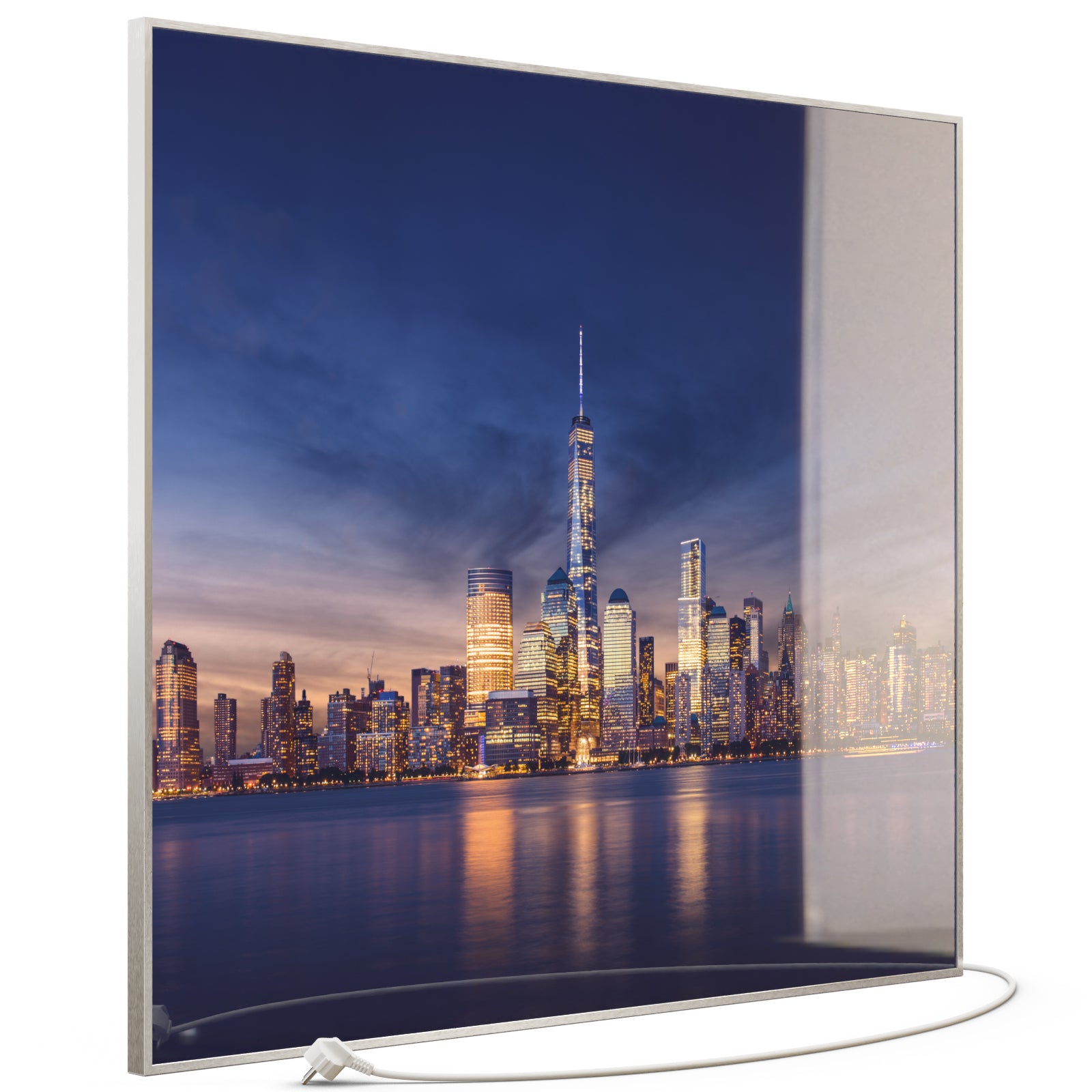 Glas Infrarotheizung 350-1200W Motiv 011 New York Tower One