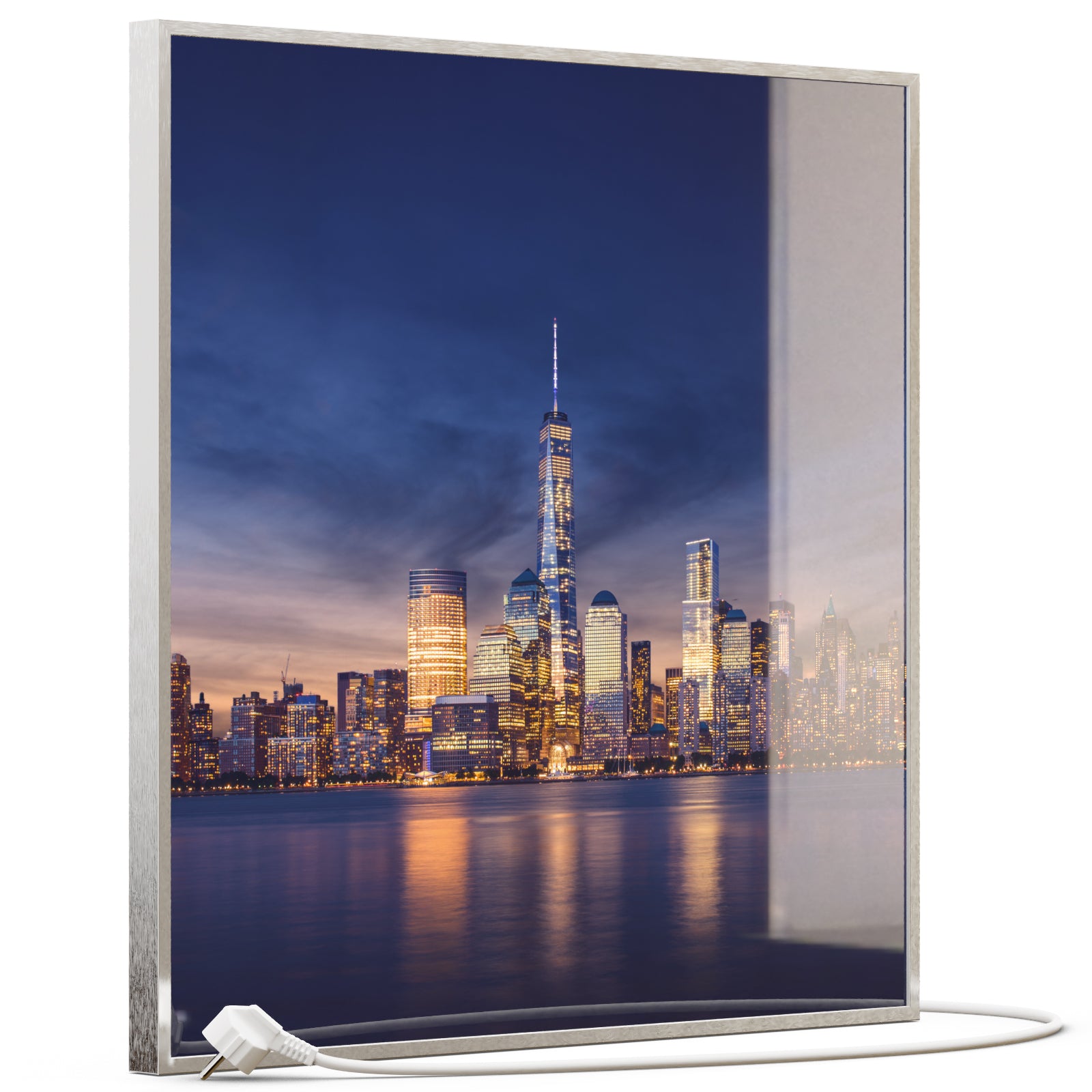 Glas Infrarotheizung 350-1200W Motiv 011 New York Tower One