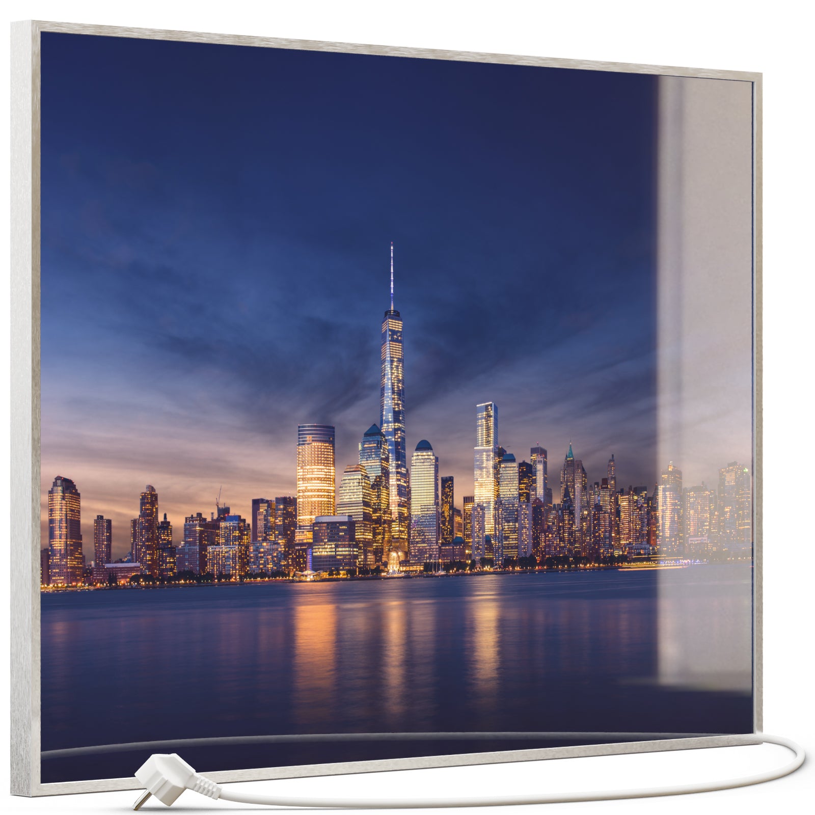 Glas Infrarotheizung 350-1200W Motiv 011 New York Tower One