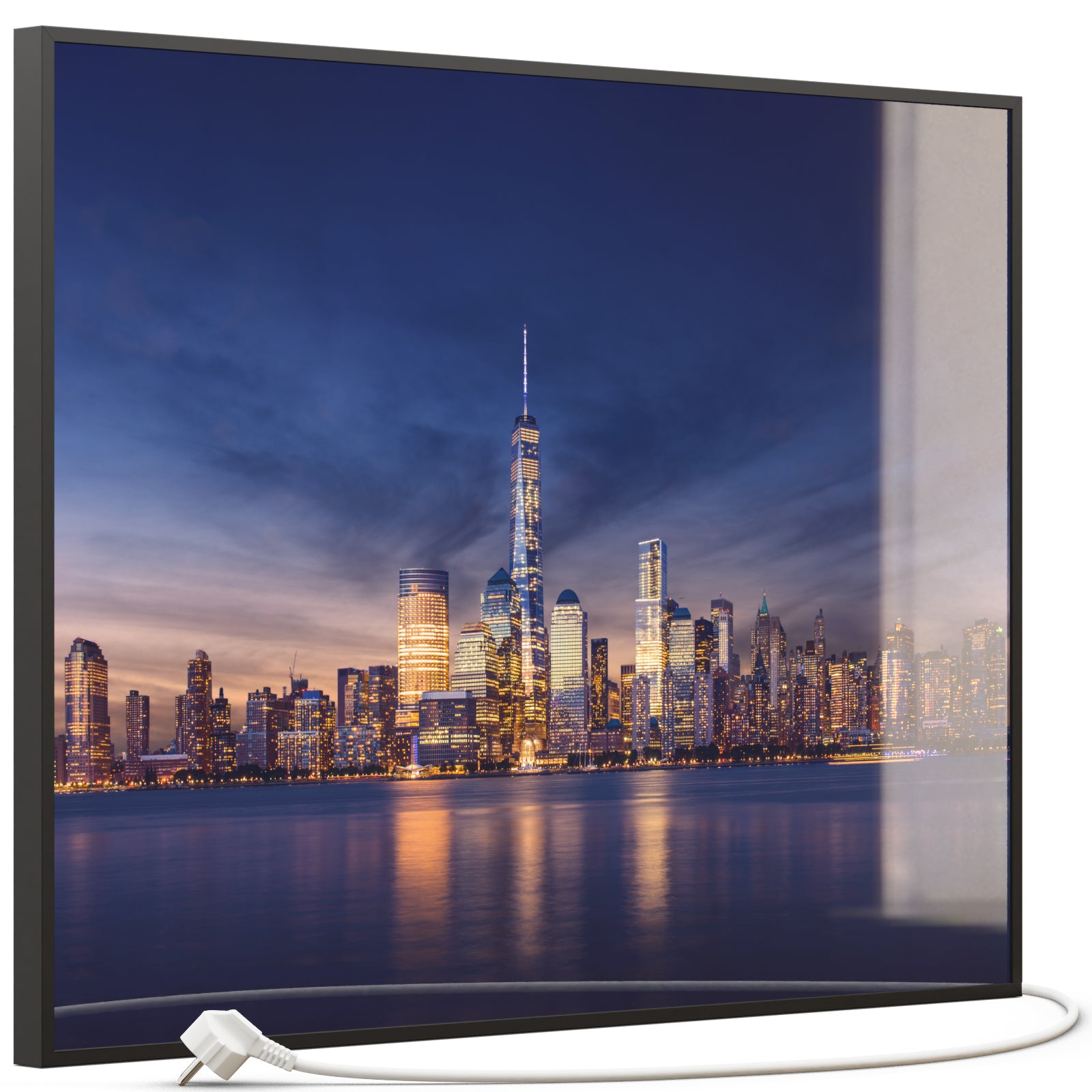 Glas Infrarotheizung 350-1200W Motiv 011 New York Tower One