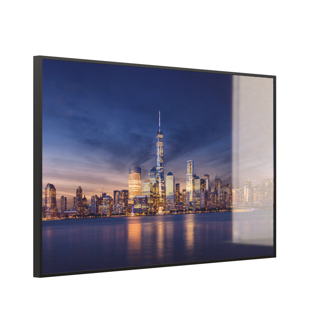 Glas Infrarotheizung 350-1200W Motiv 011 New York Tower One