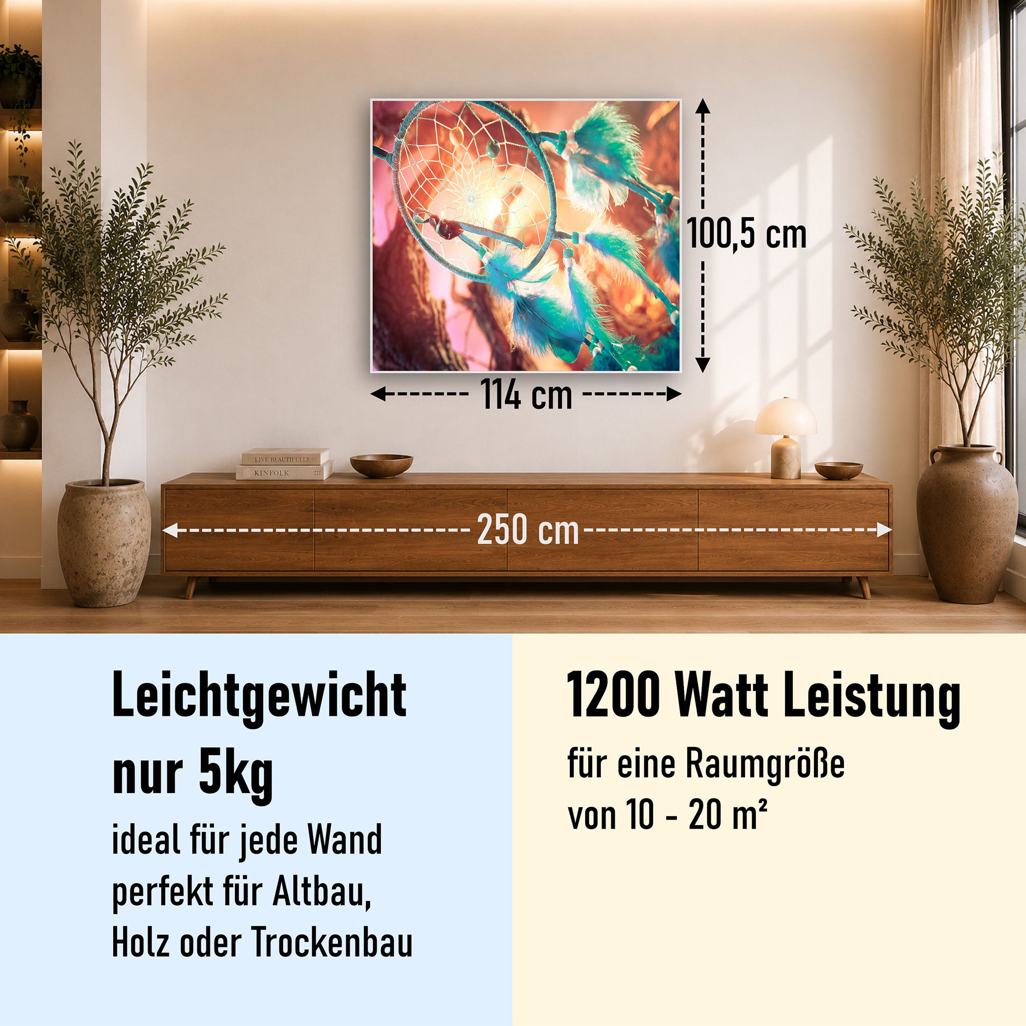 Bild Infrarotheizung 350-1200W Motiv 015 Traumfänger