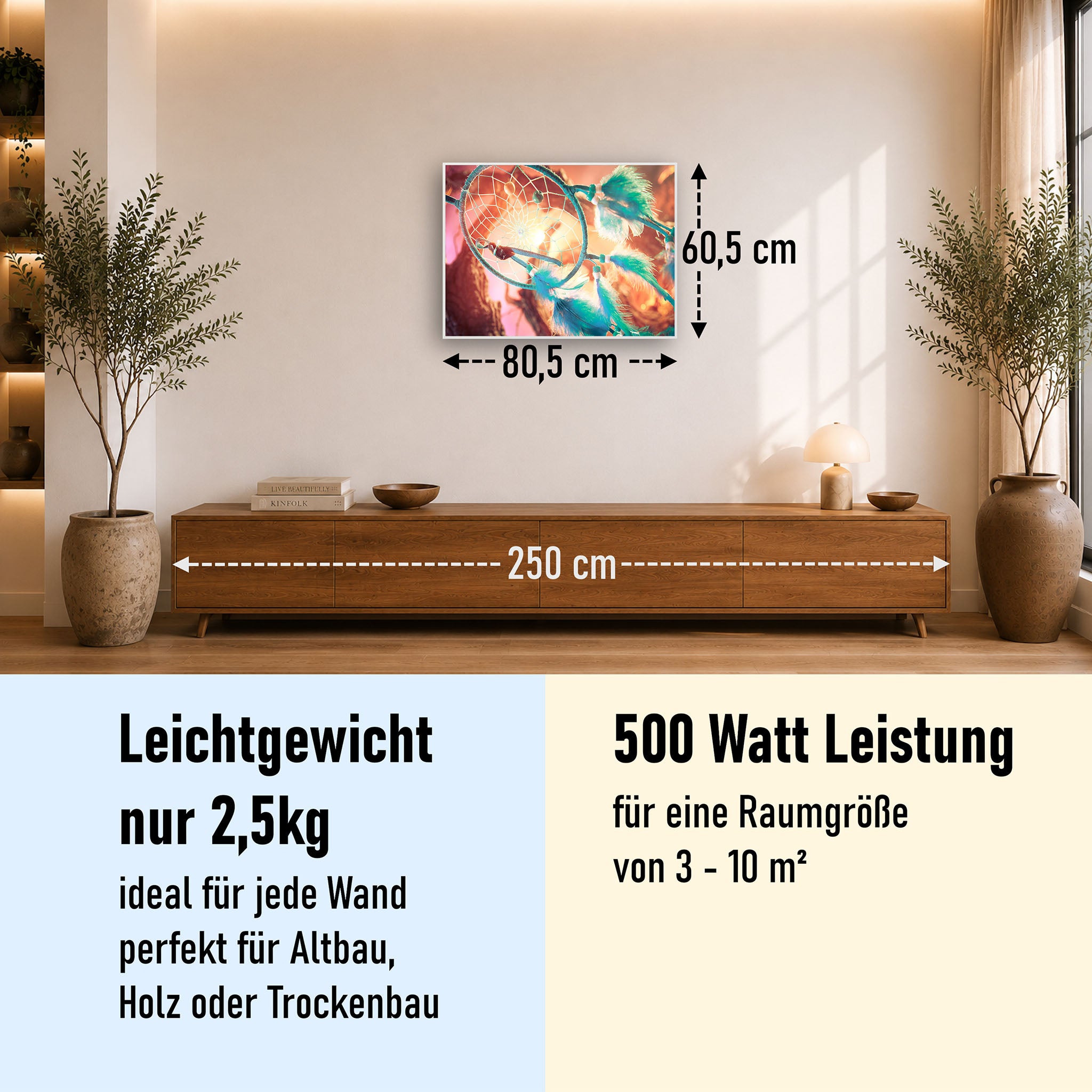Bild Infrarotheizung 350-1200W Motiv 015 Traumfänger