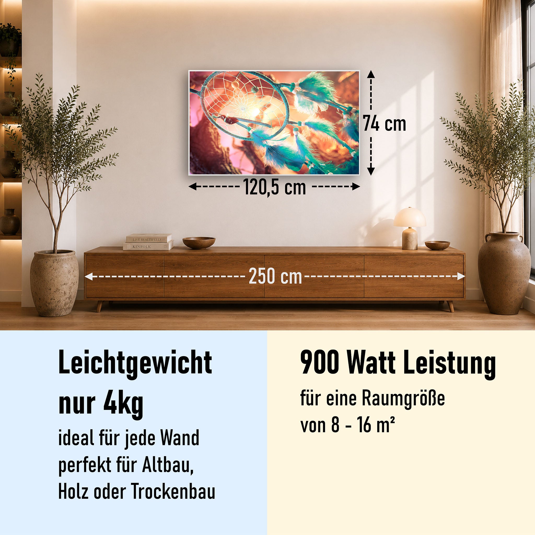Bild Infrarotheizung 350-1200W Motiv 015 Traumfänger