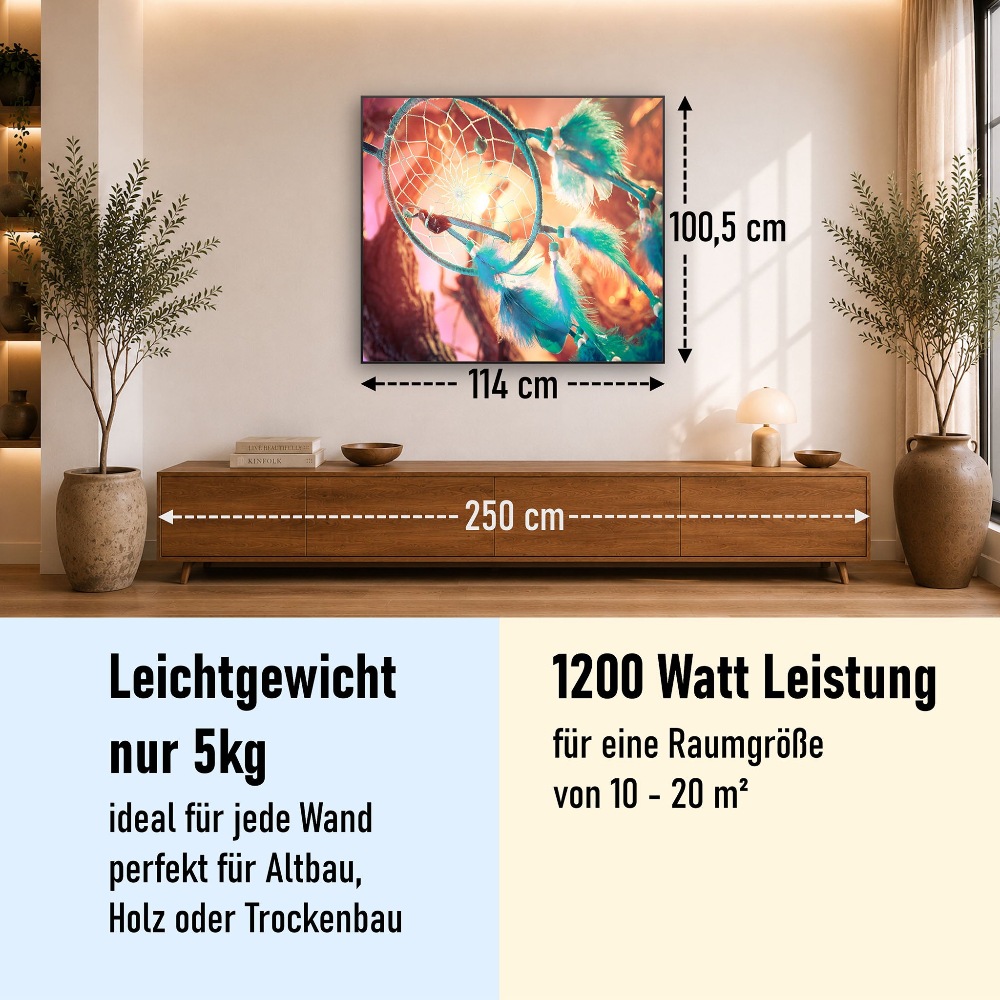 Bild Infrarotheizung 350-1200W Motiv 015 Traumfänger