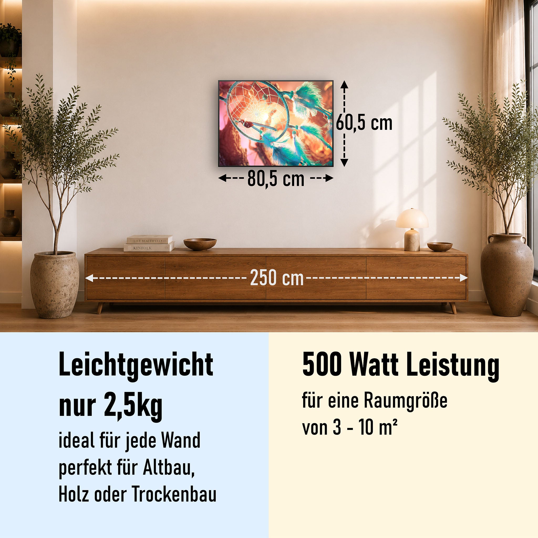 Bild Infrarotheizung 350-1200W Motiv 015 Traumfänger