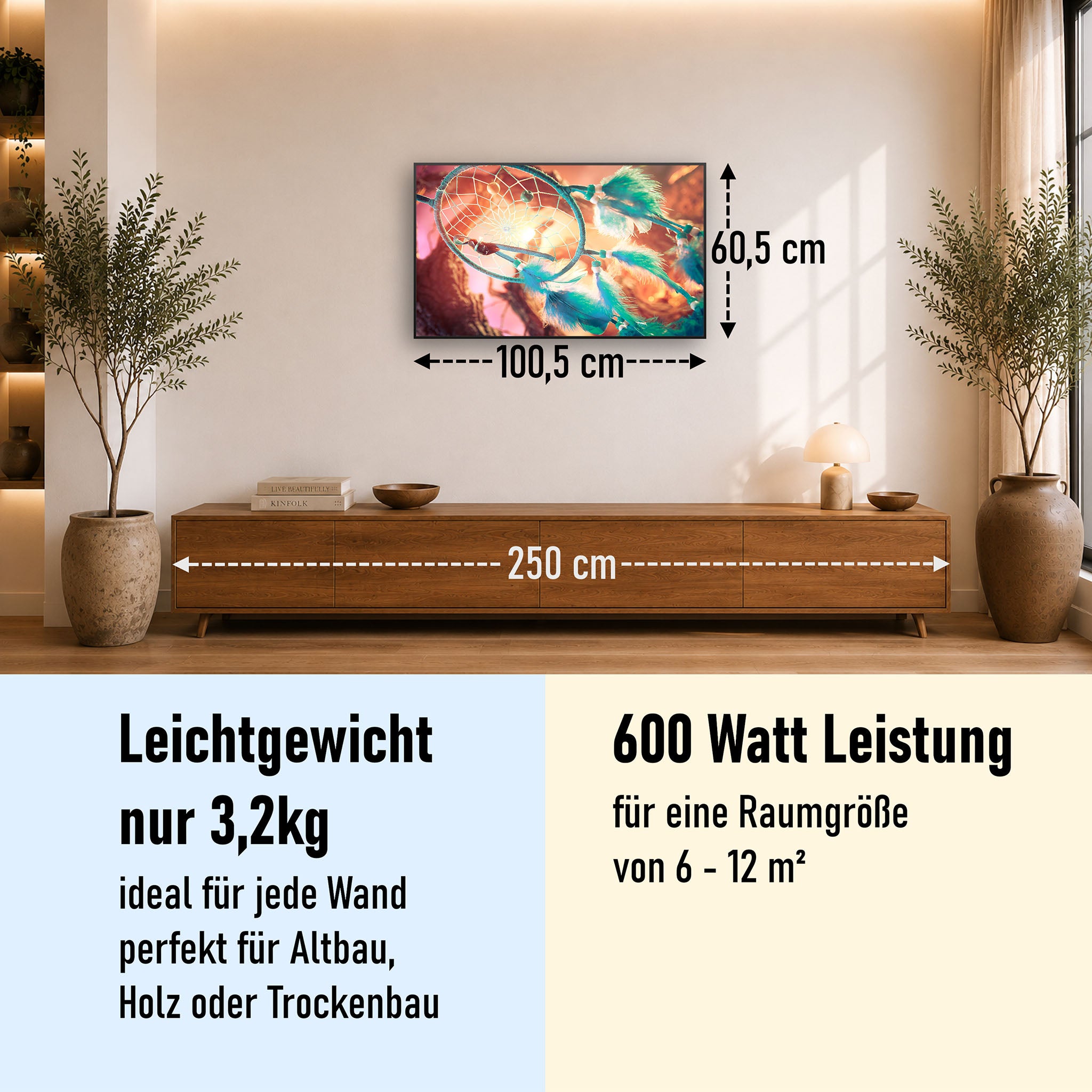 Bild Infrarotheizung 350-1200W Motiv 015 Traumfänger