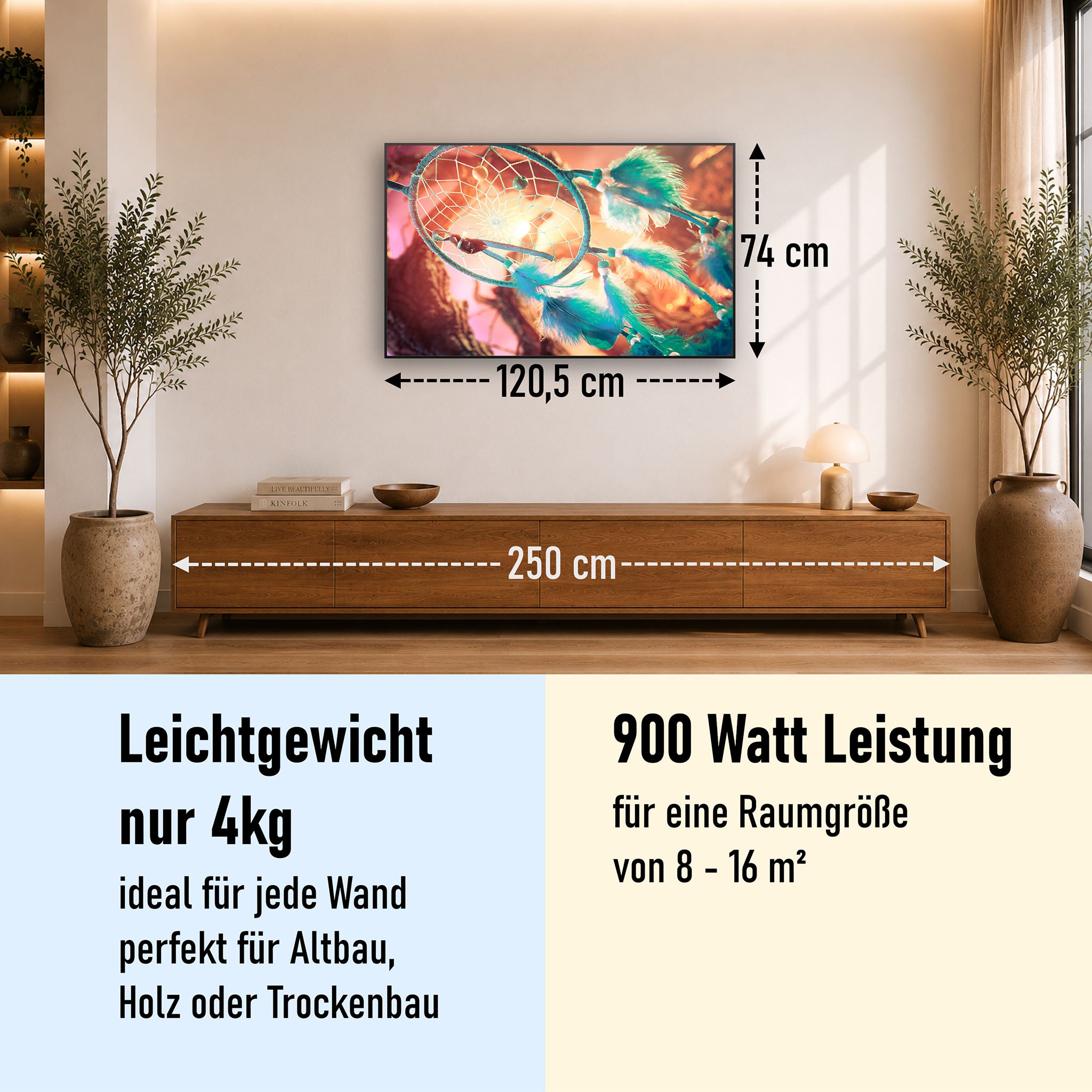 Bild Infrarotheizung 350-1200W Motiv 015 Traumfänger