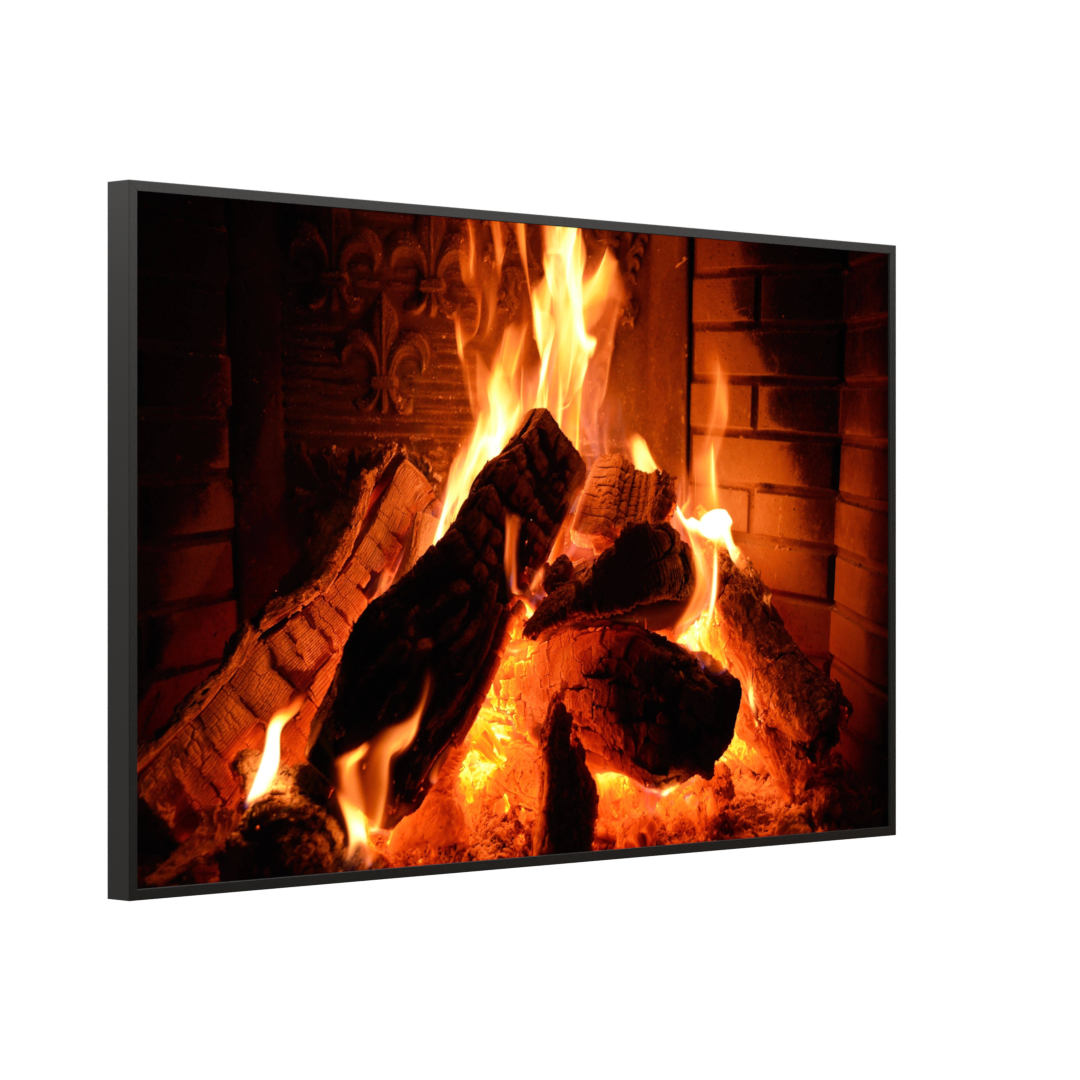 STEINFELD Bild Infrarotheizung 350-1200W Motiv 032 Kaminfeuer