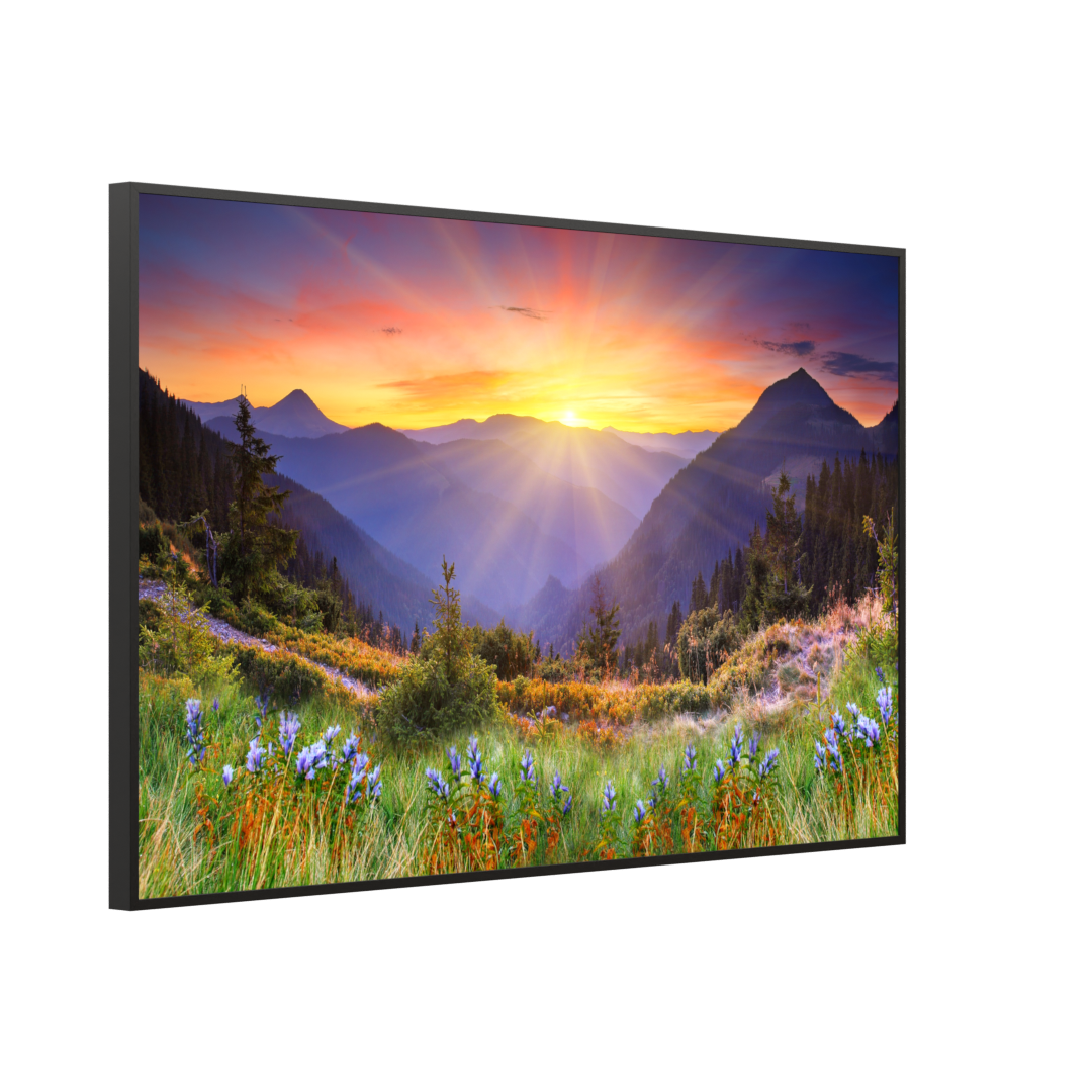 STEINFELD Bild Infrarotheizung 350-1200W Motiv 034 Sonnenuntergang