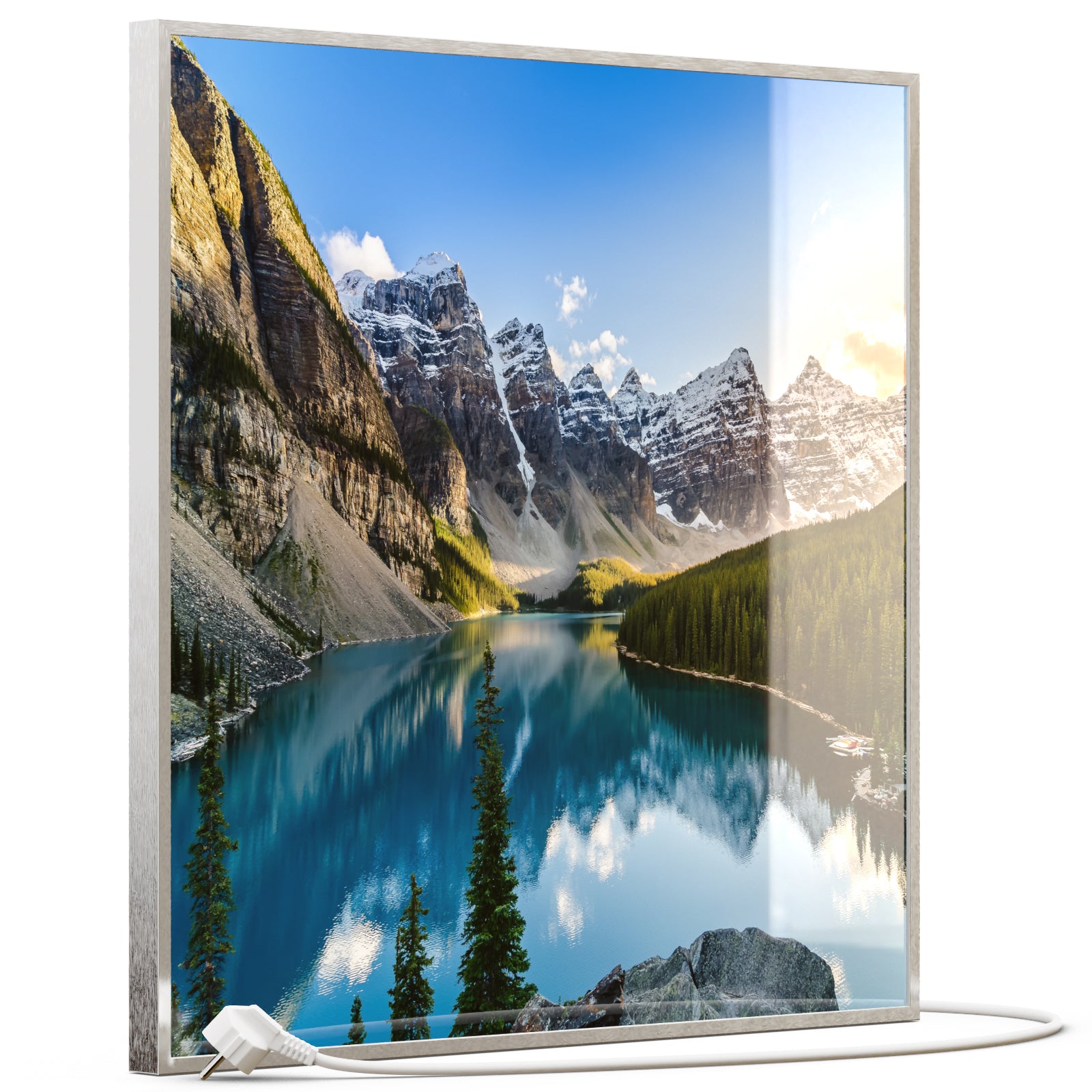 Glas Infrarotheizung 350-1200W Motiv 040 Rocky Mountains